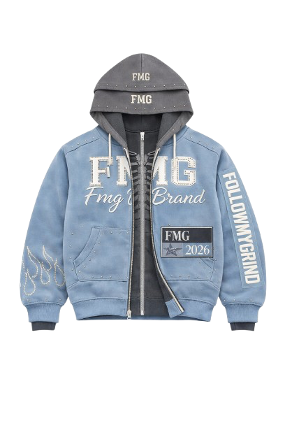 Two Piece Illusion Hoodie Set