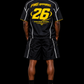 FMG Worldwide Division Yellow Matching Short Set