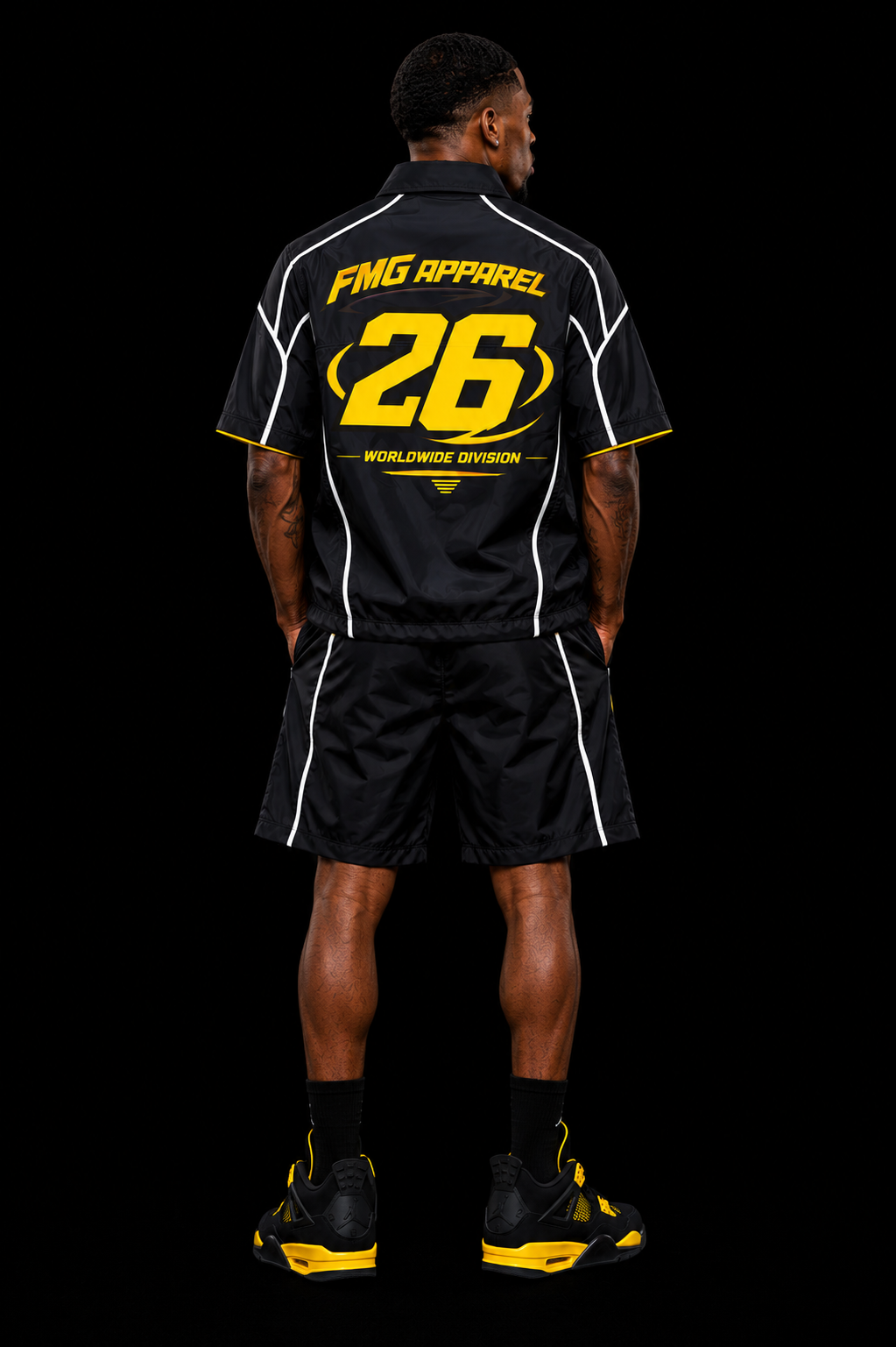 Worldwide Division Yellow Matching Short Set