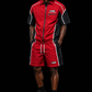 FMG Worldwide Division Red Matching Short Set